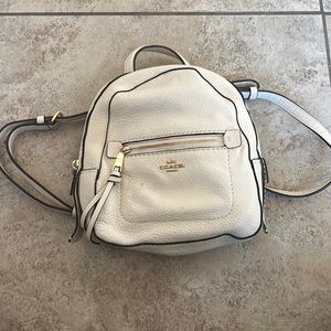 Adjustable Coach backpack purse